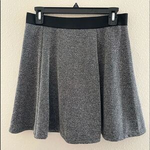‎DIVIDED BLACK TWEED SKIRT